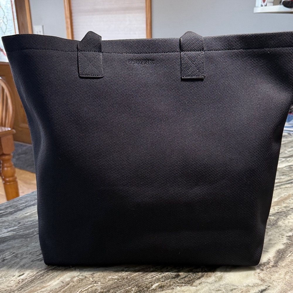 Corkcicle Black Tote Bag with insulated insert